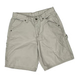 Dickies Carpenter Shorts - 28W UK 8 Beige Cotton