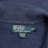 Polo By Ralph Lauren 1/4 Zip - 2XL Blue Cotton
