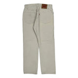 505 Levis Cord Trousers - 34″ Waist Cream Cotton Blend