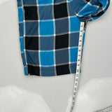 Rumors Checked Shorts - 32W 10L Blue Polyester