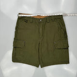 Duluth Cargo Shorts - 38W 9L Green Cotton