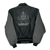 Street Machine Graphic Bomber Jacket - Medium Black Polyester