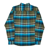 The North Face Checked Flannel Shirt - Medium Green Cotton