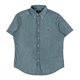 Polo By Ralph Lauren Denim Shirt - Medium Blue Cotton