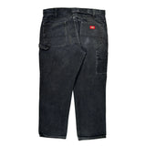 Dickies Carpenter Pants - 38W 30L Black Cotton