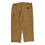 Dickies Carpenter Trousers - 38W 30L Brown Cotton