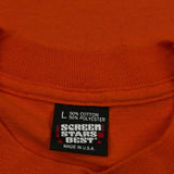 Tiger Cubs Screen Stars T-Shirt - Large Orange Cotton Blend