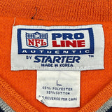 Chicago Bears Starter Football Sweatshirt - Large Navy Polyester Blend