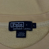 Polo By Ralph Lauren Sweatshirt - Large Yellow Cotton Blend
