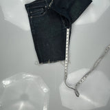 Levis Denim Shorts - 32W 11L Dark Wash Cotton