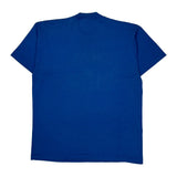 Screen Stars Single Stitch T-Shirt - XL Blue Cotton Blend
