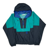 Hooded Columbia Jacket - Large Black Polyester