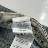 Age 6 Levis Denim Shorts - Smallw 8L Dark Wash Cotton