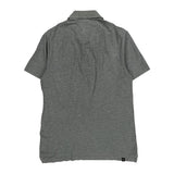 Puma Polo Shirt - Small Grey Cotton