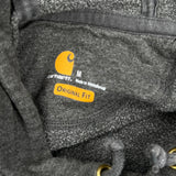 Carhartt Hoodie - Medium Grey Cotton Blend