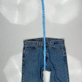 505 Levis Jeans - 33W 32L Blue Denim