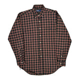 Polo By Ralph Lauren Checked Shirt - Medium Green Cotton