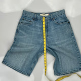 569 Loose Fit Levis Denim Shorts - 30W 11L Light Wash Cotton