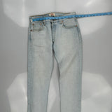 501 Levis Jeans - 28W UK 8 Light Wash Denim
