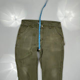 Carhartt Carpenter Pants - 36W 31L Green Cotton