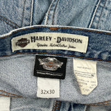 Harley Davidson Jeans - 32W 30L Blue Cotton