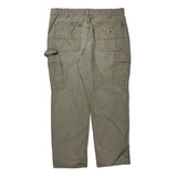 Carhartt Carpenter Trousers - 36W 30L Khaki Cotton