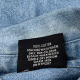 Myrtle Beach Planet Hollywood Denim Shirt - Small Blue Cotton