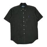 Blake Ralph Lauren Short Sleeve Shirt - Medium Black Cotton
