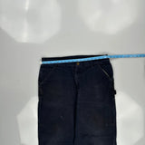 Carhartt Carpenter Trousers - 35W 30L Navy Cotton