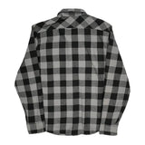 Levis Checked Flannel Shirt - Medium Black Cotton