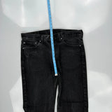 505 Levis Jeans - 36W 30L Black Cotton