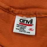 Anvil Cartoon T-Shirt - XL Black Cotton