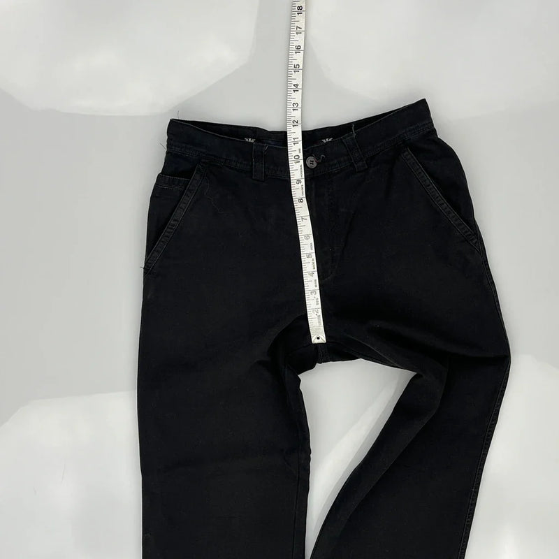 Giorgio Armani Trousers - 29W UK 10 Black Cotton