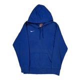 Team Nike Hoodie - Large Blue Cotton