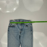 501 Levis Jeans - 32W 28L Light Wash Cotton