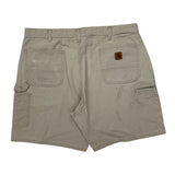 Carhartt Carpenter Shorts - 38W 9L Beige Cotton