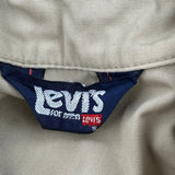 Levis Short Sleeve Shirt - Large Beige Cotton