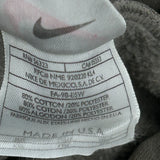 Made In USA Nike Center Swoosh Hoodie - 2XL Gray Cotton