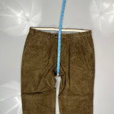 Ralph Lauren Cord Pants - 36″ Waist Brown Cotton
