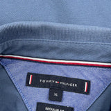 Tommy Hilfiger Polo Shirt - XL Blue Cotton
