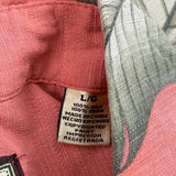 Jamaica Jaxx Floral Hawaiian Shirt - Large Multicoloured Silk