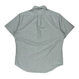 Ralph Lauren Striped Short Sleeve Shirt - Large Blue Cotton