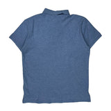 Polo By Ralph Lauren Slim Fit Polo Shirt - Large Blue Cotton