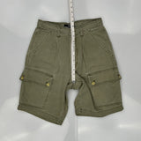 Made In USA Guess Cargo Shorts - 30W US 8 Green Cotton