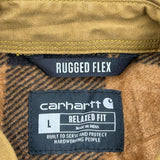 Rugged Flex Carhartt Jacket - Large Brown Cotton