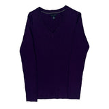 Tommy Hilfiger Sweater - Large Purple Cotton