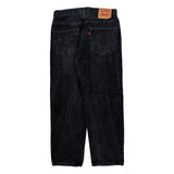 550 Levis Jeans - 32W 30L Black Cotton