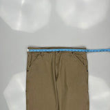 Wrangler Carpenter Trousers - 36W 32L Khaki Cotton