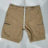 Nike Cargo Shorts - 35W 9L Khaki Cotton