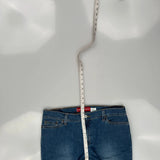 518 Levis Boot Cut Jeans - 34W US 8 Blue Cotton Blend